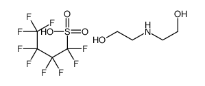 1,1,2,2,3,3,4,4,4-nonafluorobutane-1-sulphonic acid, compound with 2,2'-iminodiethanol (1:1) Structure