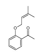 1-[2-(3-methylbut-2-enoxy)phenyl]ethanone结构式