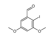 2-iodo-3,5-dimethoxybenzaldehyde Structure