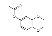 6-羟基-1,4-苯并二恶烷6-乙酸盐结构式