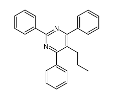 2,4,6-triphenyl-5-n-propylpyrimidine Structure