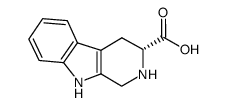 (R)-2,3,4,9-四氢-9H-吡啶并[3,4-B]吲哚-3-甲酸结构式