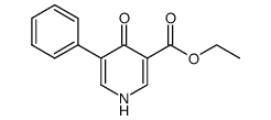 ethyl 4-oxo-5-phenyl-1,4-dihydropyridine-3-carboxylate结构式