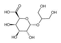 α-D-GalpA-(1->2)-Glycerol Structure