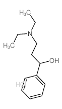 3-diethylamino-1-phenyl-propan-1-ol结构式