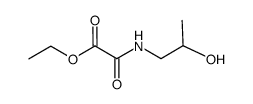 ethyl 2-((2-hydroxypropyl)amino)-2-oxoacetate结构式
