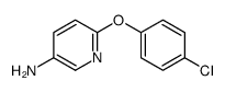 5-Amino-2-(4-chlorophenoxy)pyridine structure