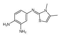 4-[(3,4-dimethyl-1,3-thiazol-2-ylidene)amino]benzene-1,2-diamine Structure