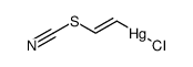 (E)-(2-thiocyanatovinyl)mercury(II) chloride结构式