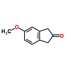 5-甲氧基-2-茚满酮结构式