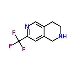 7-Trifluoromethyl-1,2,3,4-tetrahydro-[2,6]naphthyridine Structure