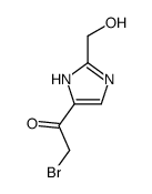 Ethanone, 2-bromo-1-[2-(hydroxymethyl)-1H-imidazol-4-yl]- (9CI)结构式