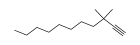 3,3-dimethylundec-1-yne Structure