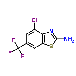 4-Chloro-6-(trifluoromethyl)-1,3-benzothiazol-2-amine Structure