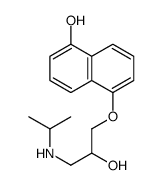 5-hydroxy Propranolol结构式
