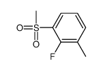 2-fluoro-1-methyl-3-methylsulfonylbenzene Structure