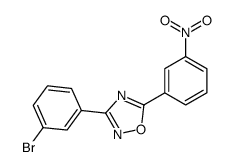 3-(3-bromophenyl)-5-(3-nitrophenyl)-1,2,4-oxadiazole Structure