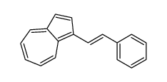 1-(2-phenylethenyl)azulene结构式