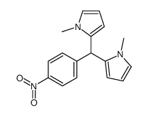 1-methyl-2-[(1-methylpyrrol-2-yl)-(4-nitrophenyl)methyl]pyrrole Structure