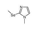 1-methyl-2-methylselanylimidazole Structure