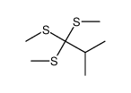 2-methyl-1,1,1-tris(methylsulfanyl)propane Structure