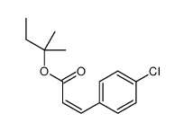 2-methylbutan-2-yl 3-(4-chlorophenyl)prop-2-enoate结构式