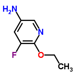 3-氨基-5-氟-6-乙氧基吡啶结构式