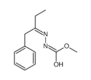 methyl N-(1-phenylbutan-2-ylideneamino)carbamate结构式