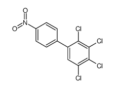 1,2,3,4-tetrachloro-5-(4-nitrophenyl)benzene Structure