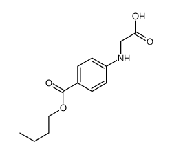 2-(4-butoxycarbonylanilino)acetic acid结构式