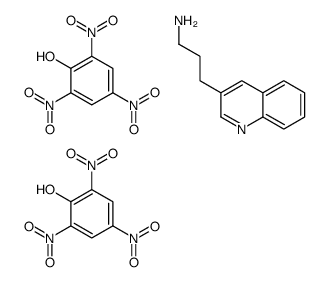 3-quinolin-3-ylpropan-1-amine,2,4,6-trinitrophenol Structure