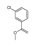 1-chloro-3-(1-methoxyethenyl)benzene Structure