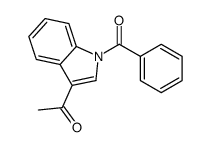 1-(1-benzoylindol-3-yl)ethanone结构式