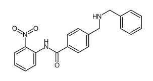 4-[(benzylamino)methyl]-N-(2-nitrophenyl)benzamide结构式