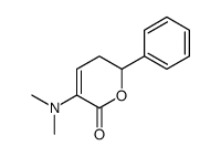 5-(dimethylamino)-2-phenyl-2,3-dihydropyran-6-one结构式