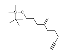 tert-butyl-dimethyl-(4-methylidenenon-8-ynoxy)silane Structure