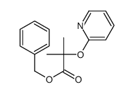 benzyl 2-methyl-2-pyridin-2-yloxypropanoate结构式