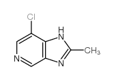 7-氯-2-甲基咪唑并[4,5-c]吡啶结构式