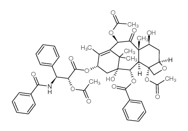 2'-乙酰紫杉醇结构式