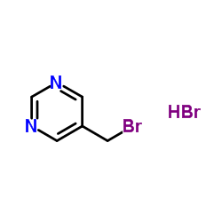 5-(Bromomethyl)pyrimidine hydrobromide (1:1) Structure
