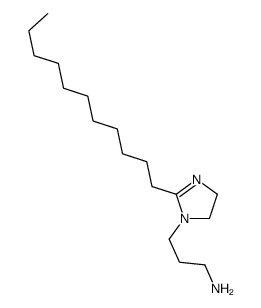 4,5-dihydro-2-undecyl-1H-imidazole-1-propylamine Structure