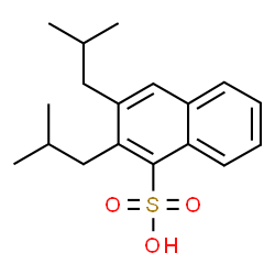diisobutylnaphthalene-1-sulphonic acid结构式