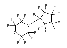 2,2,3,3,5,5,6,6-octafluoro-4-(1,2,2,3,3,4,4,5,5-nonafluorocyclopentyl)morpholine Structure