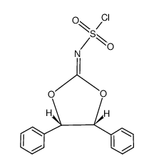 cis-2-chlorosulfonylimino-1,3-dioxolane结构式
