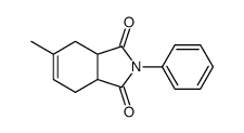 5-methyl-2-phenyl-3a,4,7,7a-tetrahydroisoindole-1,3-dione Structure