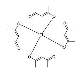 双(乙酰丙酮基)异丁氧基异丙氧基钛酸酯结构式