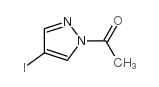1-乙酰基-4-碘-1H-吡唑结构式