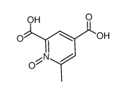 6-methylpyridine-2,4-dicarboxylic acid N-oxide Structure