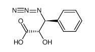 (2S,3S)-3-Azido-2-hydroxy-3-phenyl-propionic acid结构式