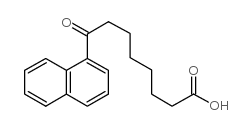 8-(1-NAPHTHYL)-8-OXOOCTANOIC ACID结构式